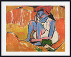 Das blaue Mädchen in der Sonne (The blue girl in the sun) (1910) by Ernst Ludwig Kirchner