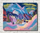 Davos in Winter. Davos in Snow (1923) by Ernst Ludwig Kirchner