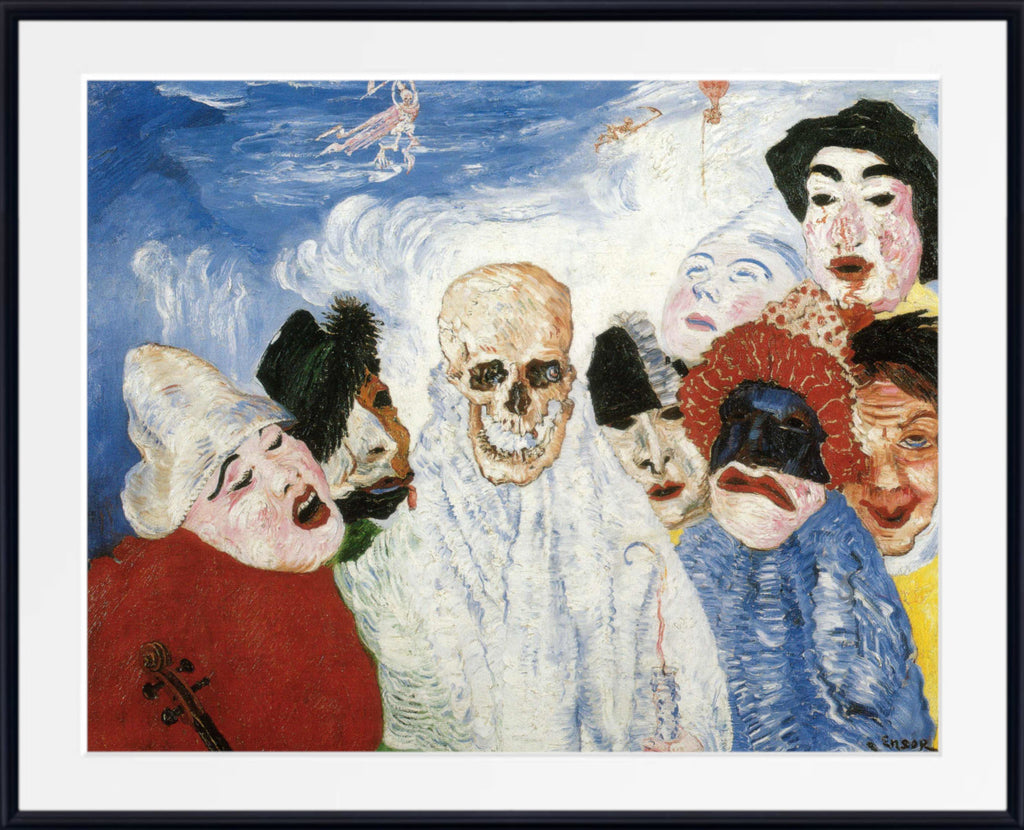 Death and the masks (1897) by James Ensor