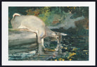 Winslow Homer Fine Art Print :  Deer Drinking