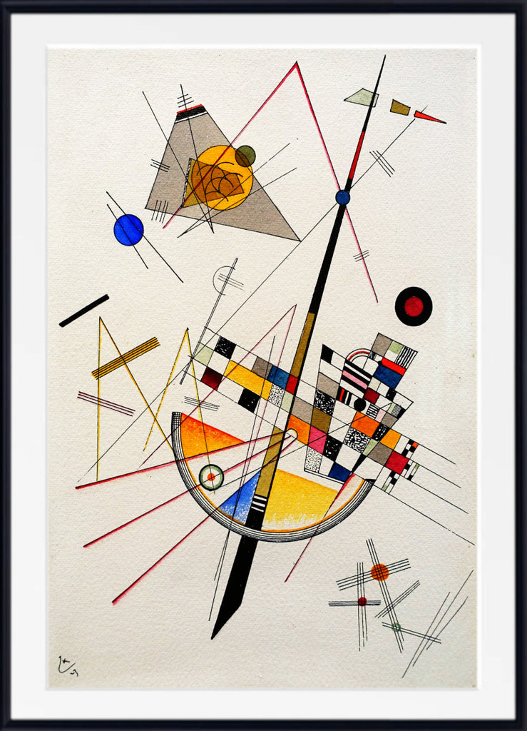 Wassily Kandinsky Fine Art Print, Delicate Tension Abstract