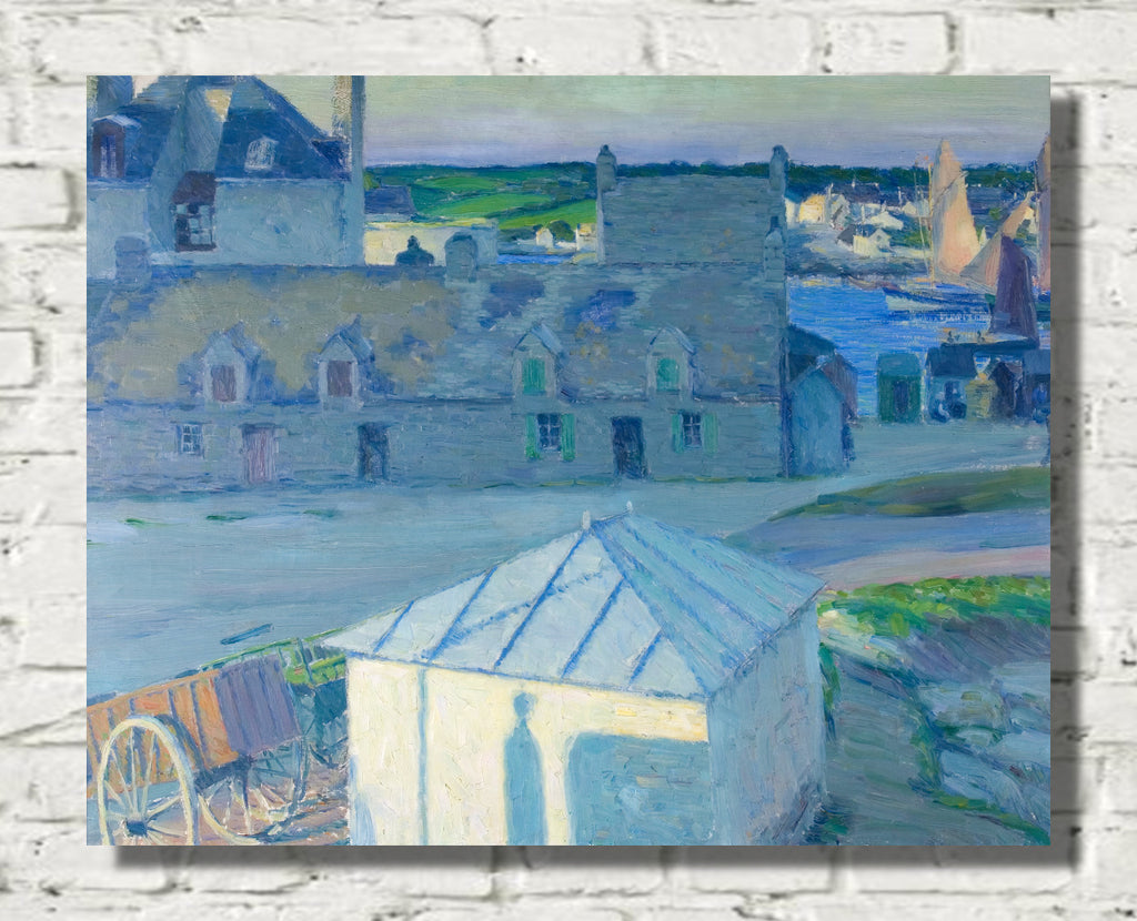 The port of Concarneau (1900) by Max Kurzweil