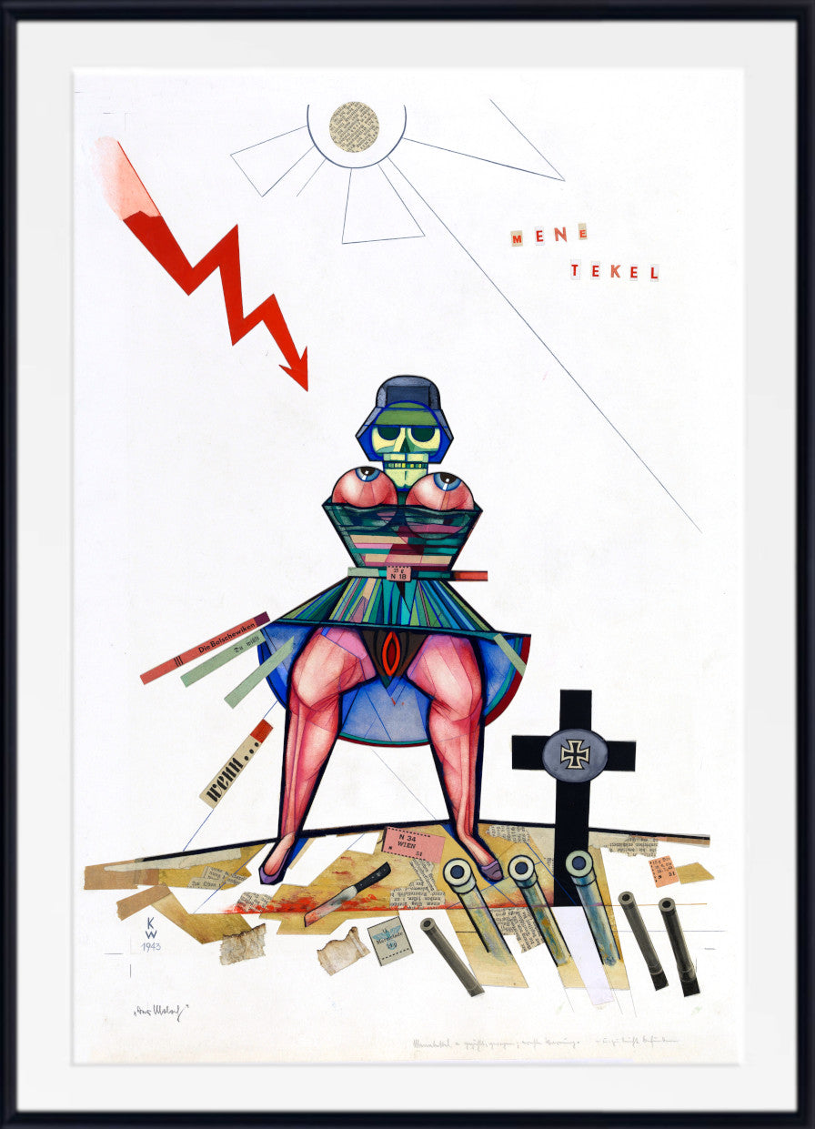 The Moloch, Karl Wiener Abstract Print