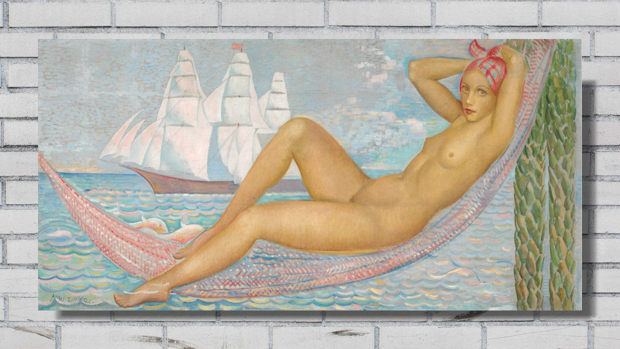 Nude (circa 1935) by Angel Zarraga