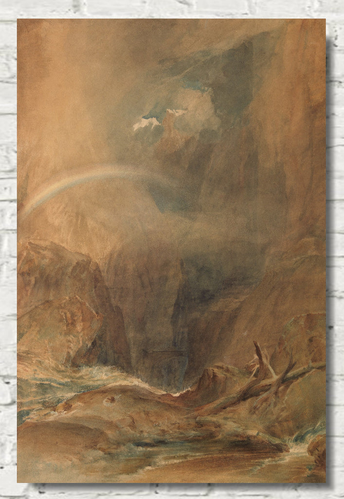 Devil’s Bridge, Saint Gotthard’s Pass (1804) by William Turner
