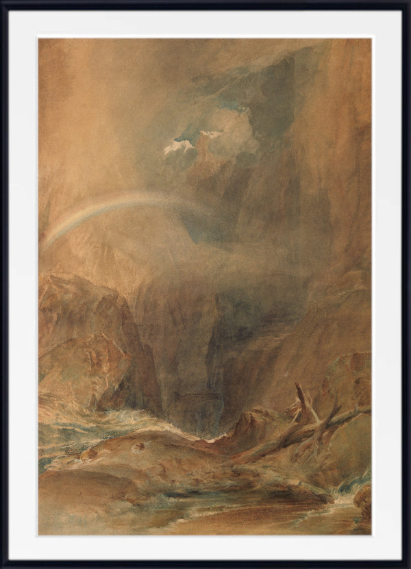 Devil’s Bridge, Saint Gotthard’s Pass (1804) by William Turner