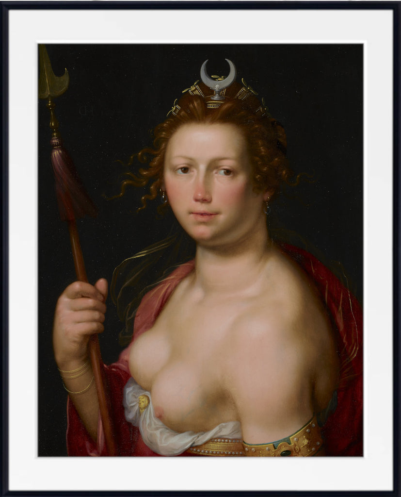 Diana as Goddess of the Hunt (1607) by Cornelis van Haarlem