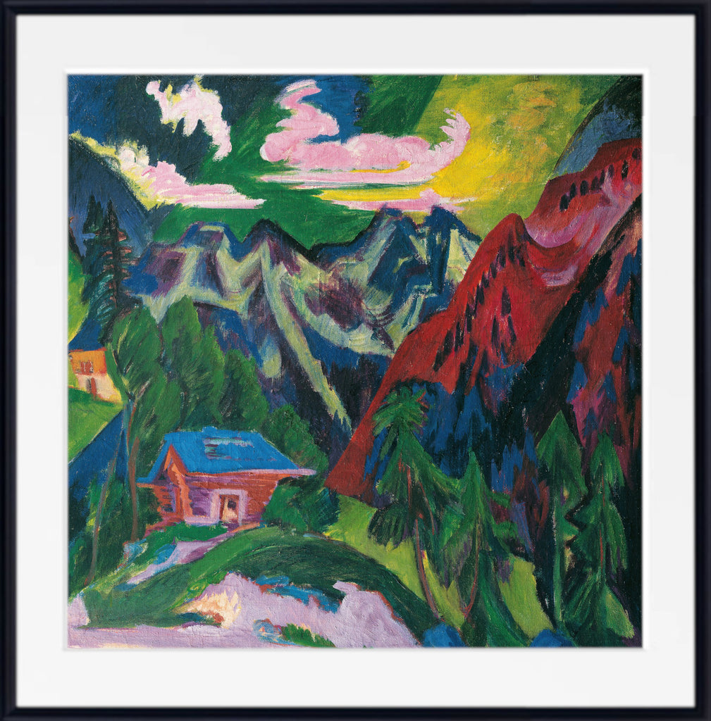The Klosters Mountains (1923) by Ernst Ludwig Kirchner