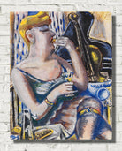 The Musician at Break (End of Dinner, Ladies Band) (1944) by Paul Kleinschmidt