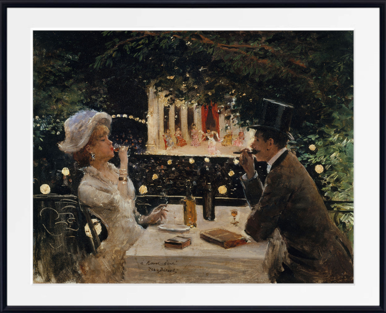 Jean Béraud, Dîner aux Ambassadeurs (1880) – GalleryThane