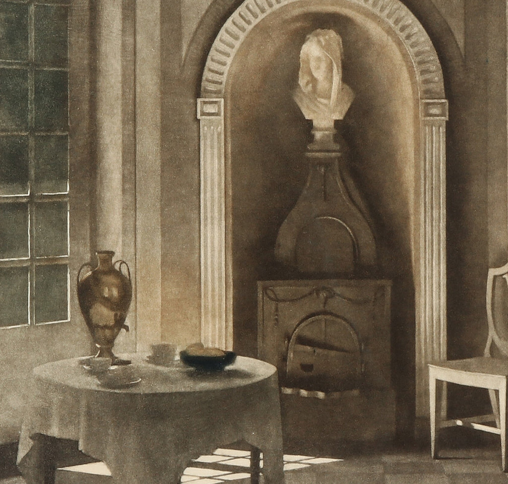 Peter Ilsted Fine Art Print, Dining-Room at Liselund