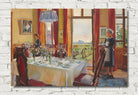 Marie-Louise Pierrepont Print, Dining Room at Thoresby