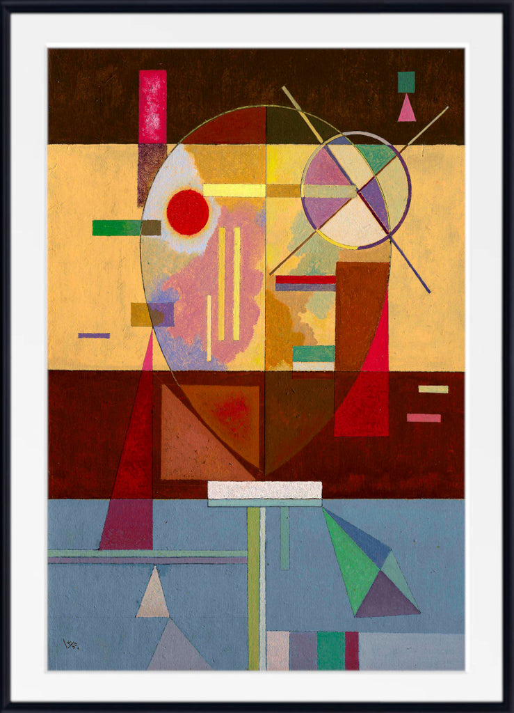 Wassily Kandinsky Fine Art Print, Disintegrated Tension Abstract