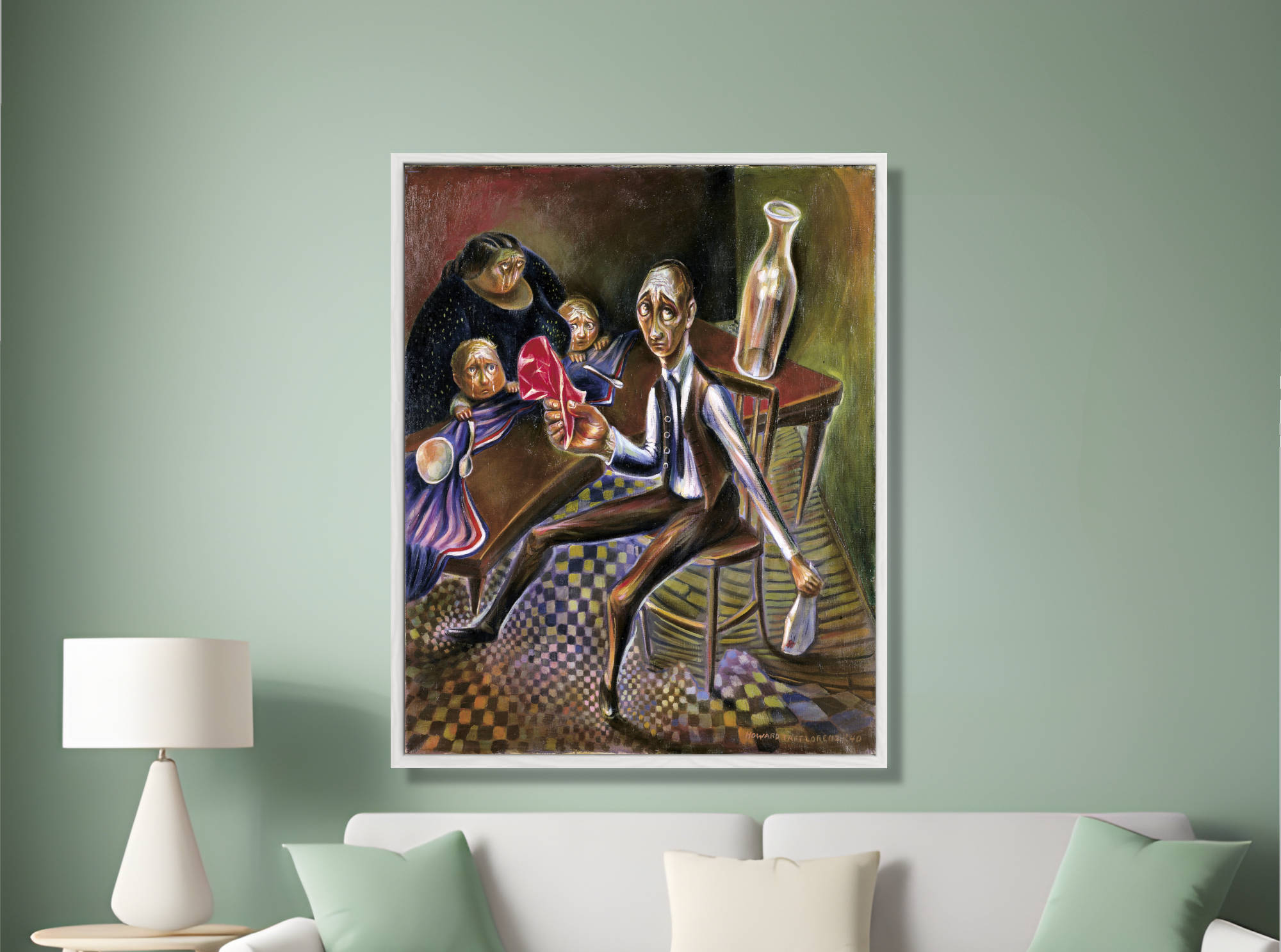 Howard Taft Lorenz Print, Dismissal (1940)