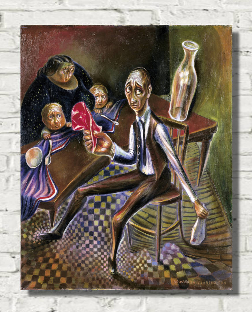 Howard Taft Lorenz Print, Dismissal (1940)