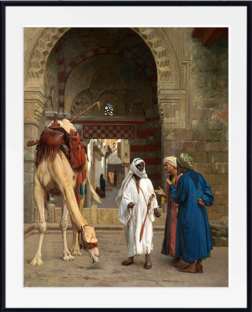 Jean-Léon Gérôme Fine Art Print : Dispute d'Arabes