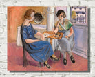 Henri Matisse Print, Domino Players (1921)