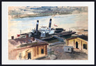 Otto Geigenberger Print, Danube steamer