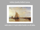 Dort or Dordrecht- The Dort Packet-Boat from Rotterdam Becalmed (1818) by William Turner