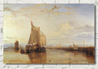 Dort or Dordrecht- The Dort Packet-Boat from Rotterdam Becalmed (1818) by William Turner