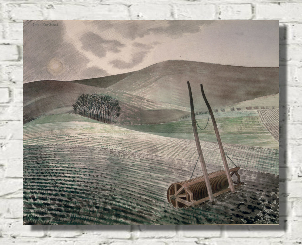 Downs in Winter by Eric Ravilious