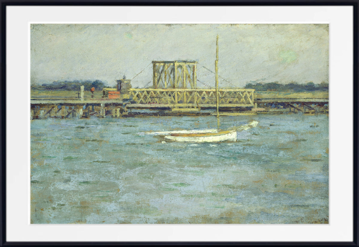 Drawbridge - Long Branch Rail Road, Theodore Robinson – GalleryThane