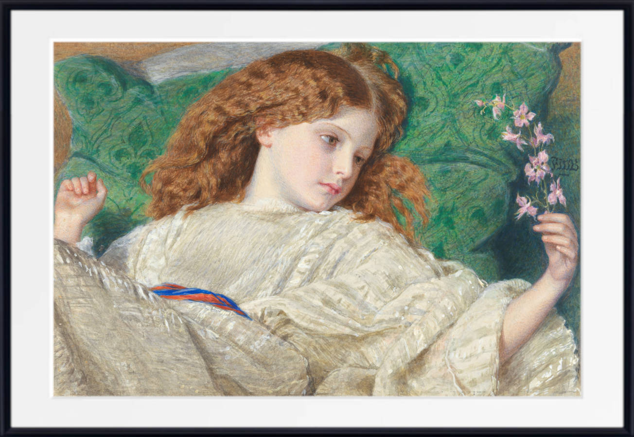 Frederic William Burton Fine Art Print, Dreams