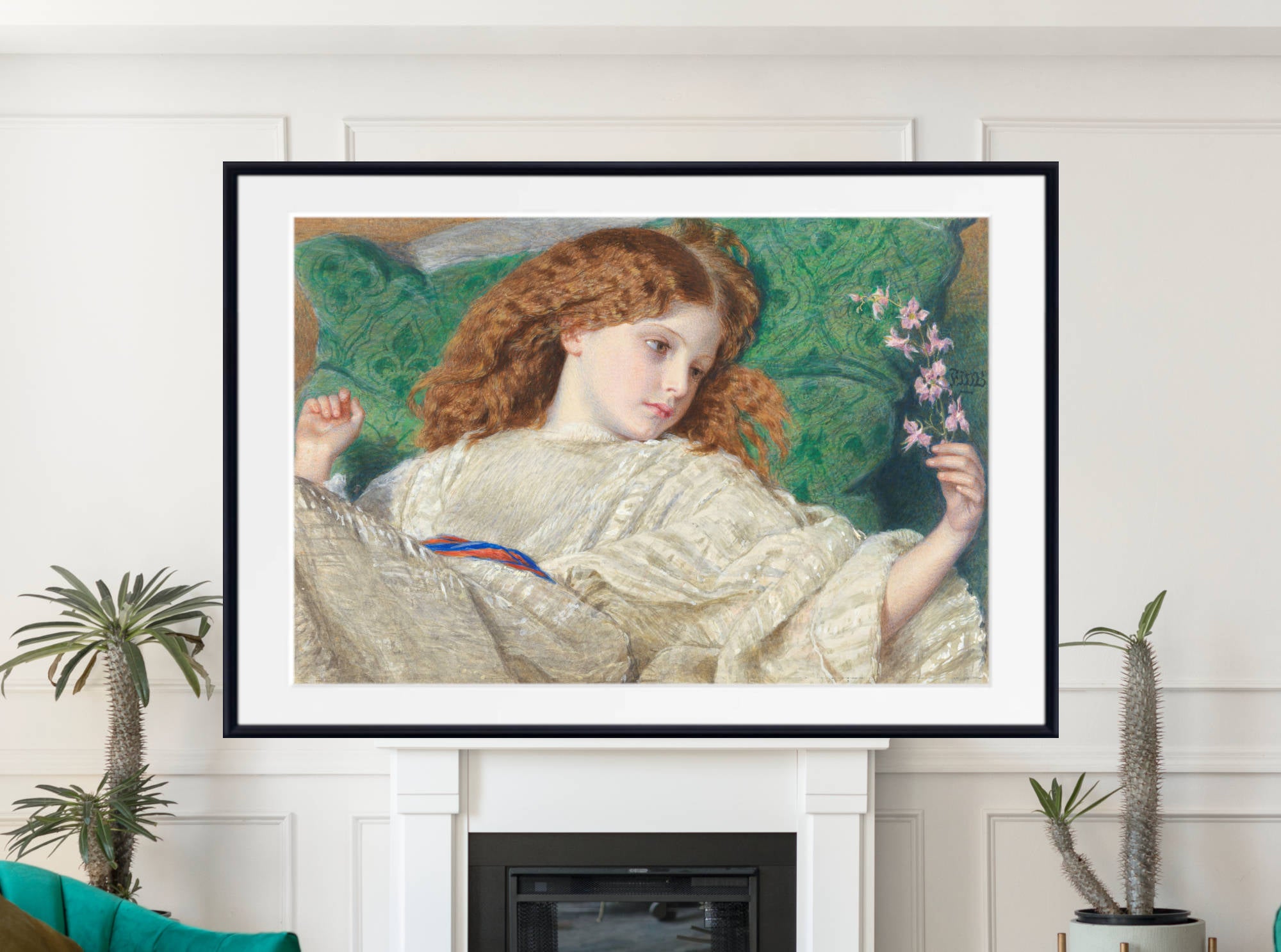 Frederic William Burton Fine Art Print, Dreams