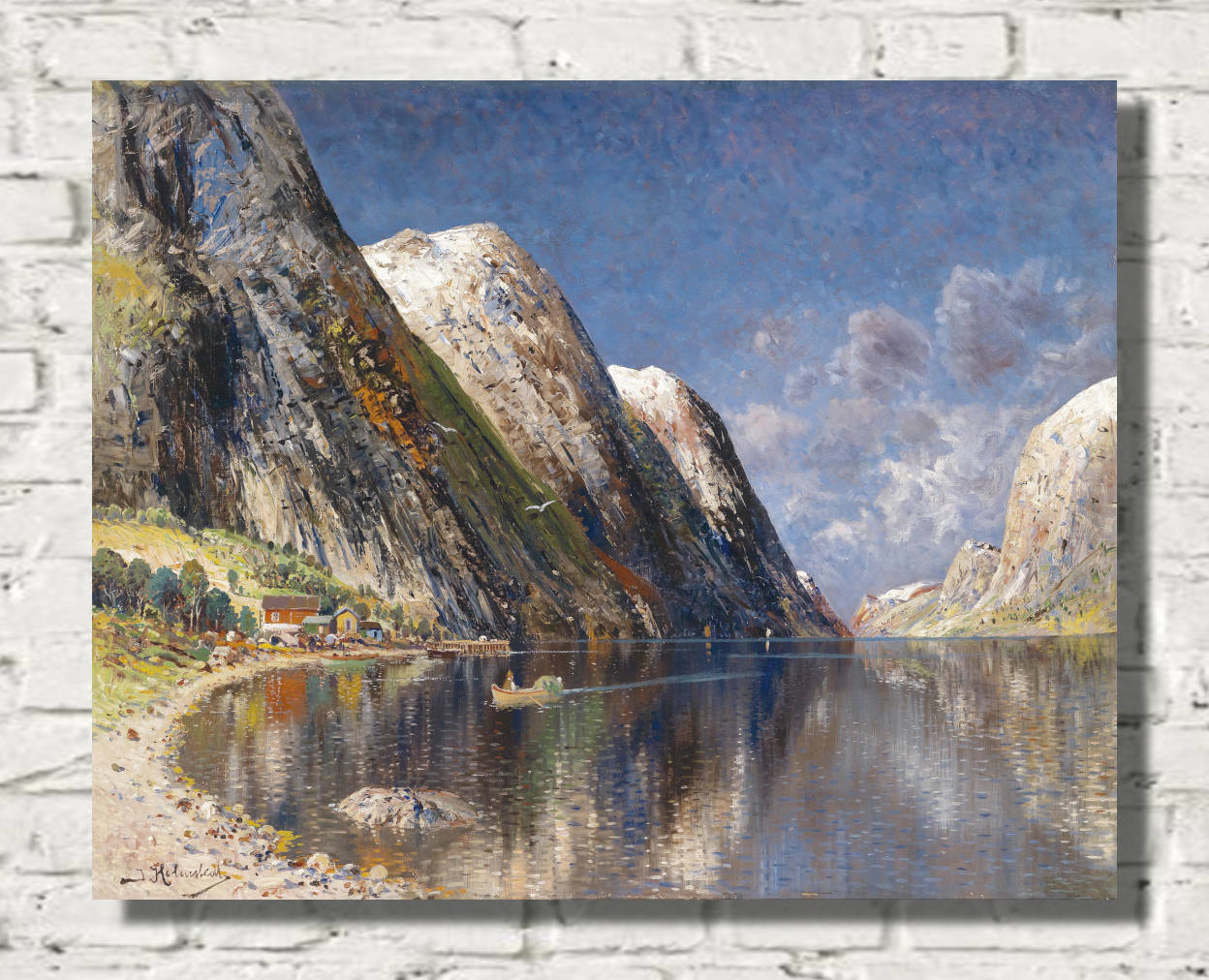 Karl Kaufmann Print, Drontheim Fjord