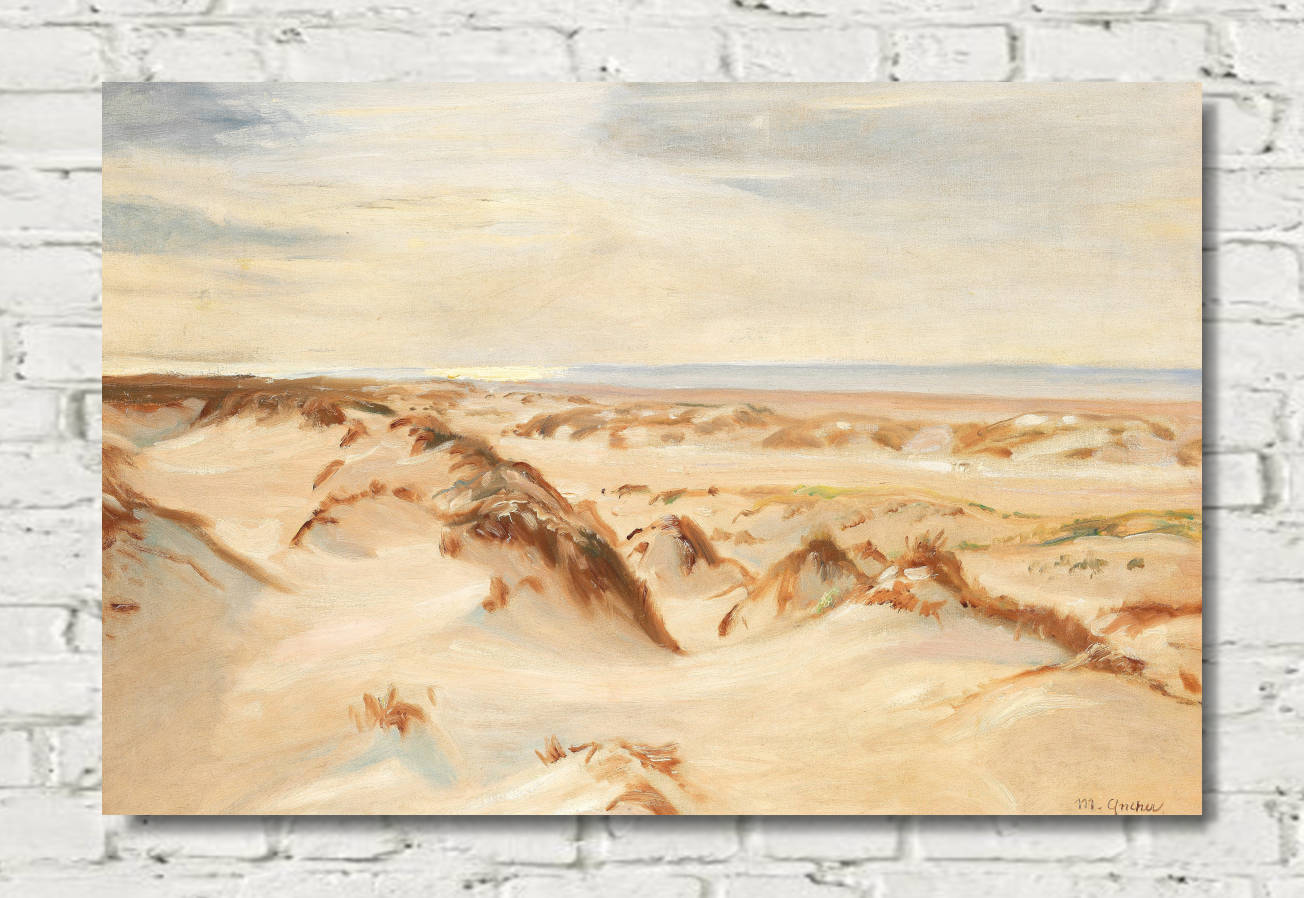 Michael Ancher Print, Sand Dunes, Skagen