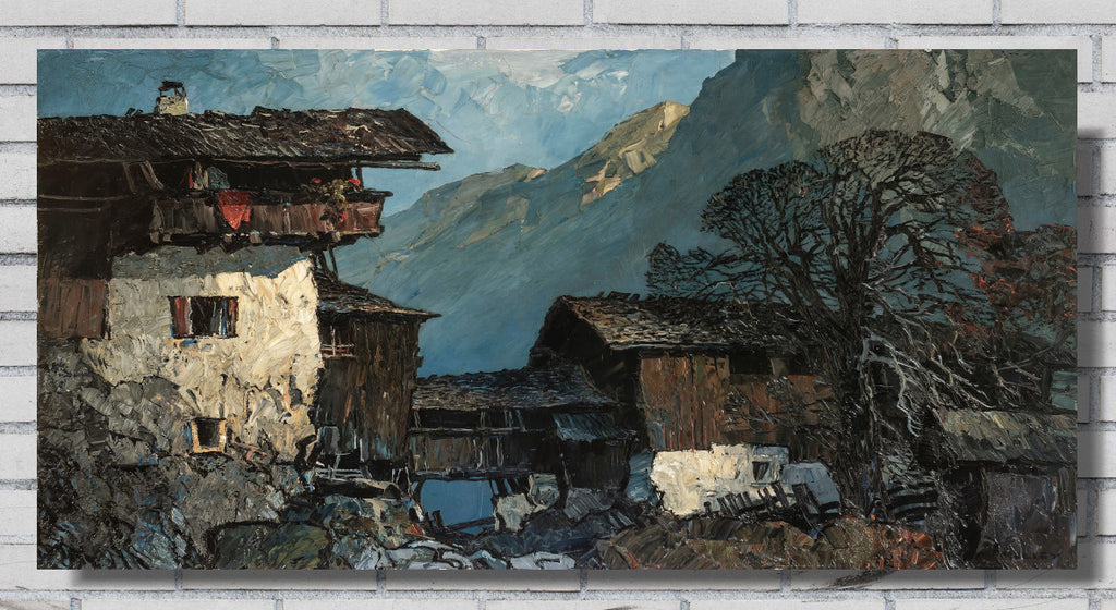 Durchblick (View of the Tyrolean Alps) (1935) by Oskar Mulley
