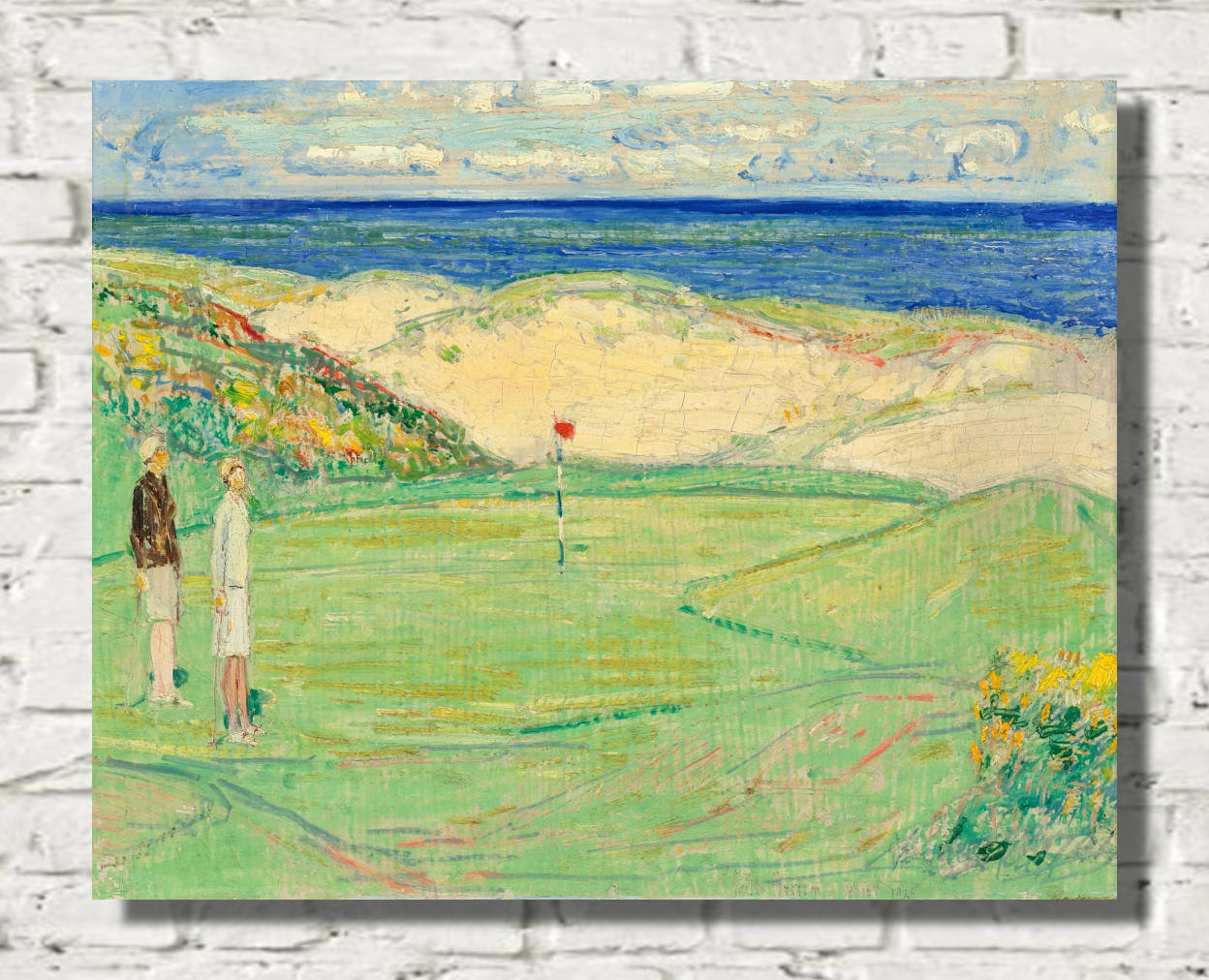 Frederick Childe Hassam Print : East Course, Maidstone Club (1926)