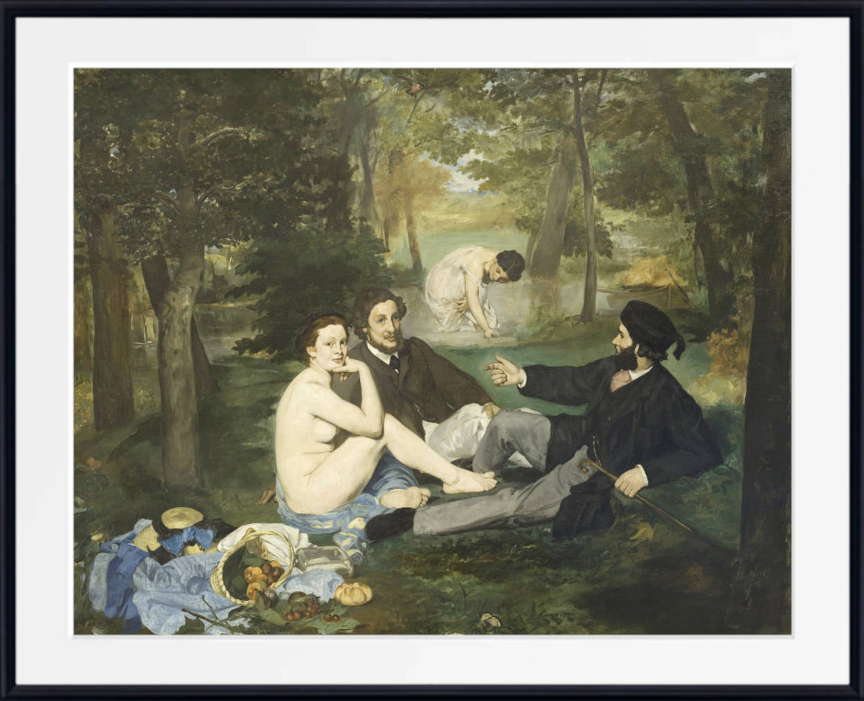 Luncheon on the Grass by Édouard Manet fine art print
