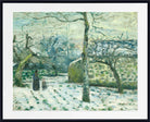 Camille Pissarro Print, Snow Effect at Montfoucault (circa 1874)