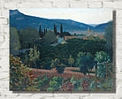 Santiago Rusinol Print, View Over Soller