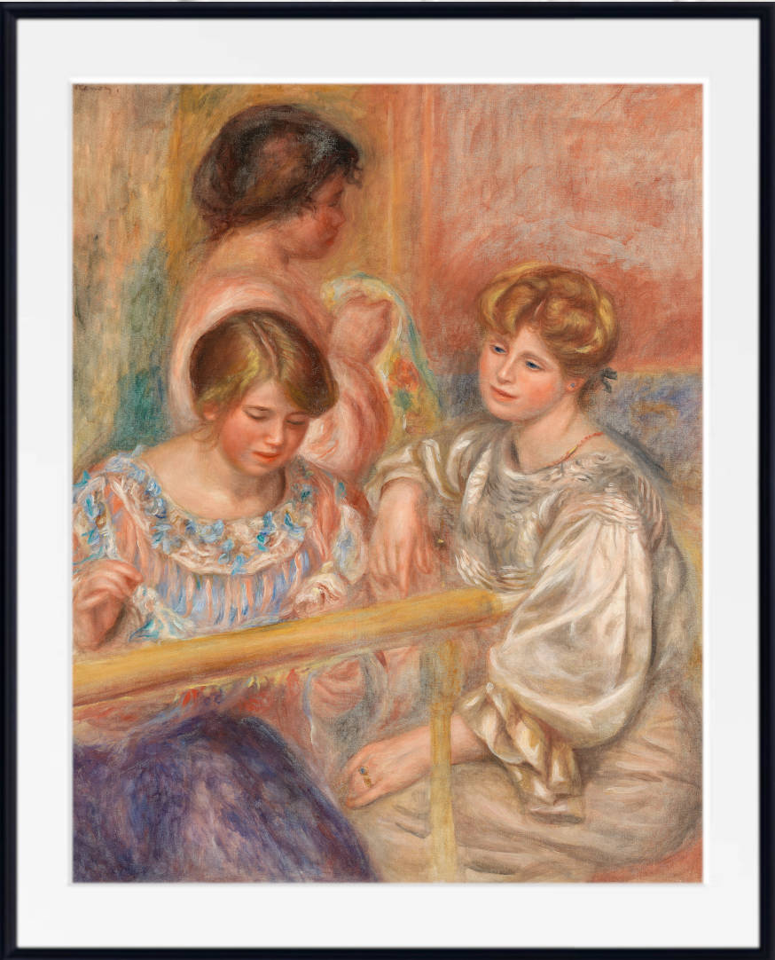 Renoir Print, Embroiderers (Les Brodeuses) (c. 1902)