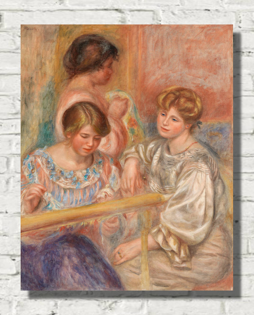 Renoir Print, Embroiderers (Les Brodeuses) (c. 1902)