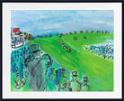 Epsom, Horse Racing Course (1931) by Raoul Dufy