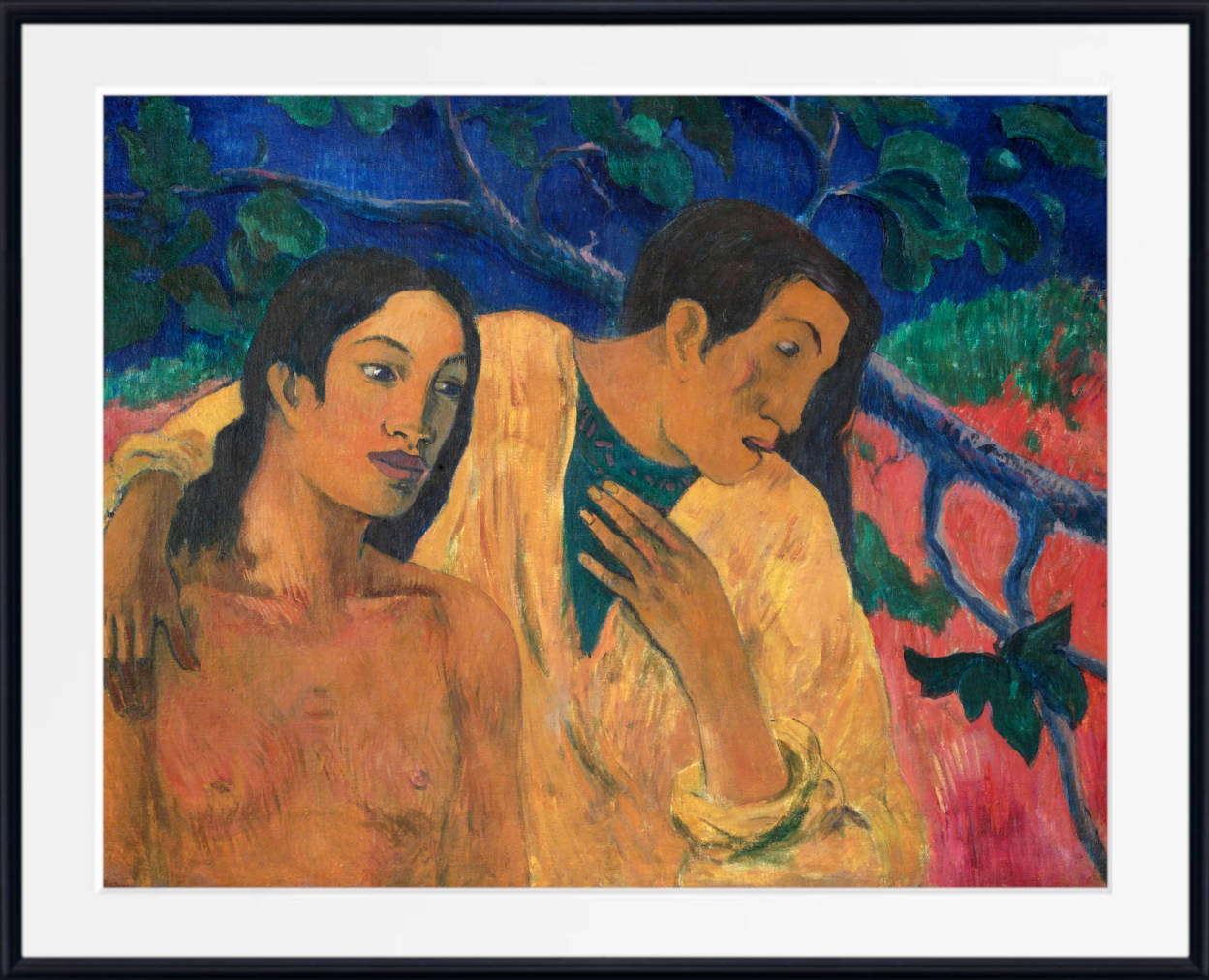 Paul Gauguin Print : Escape (Tahiti Idyll) (1902)