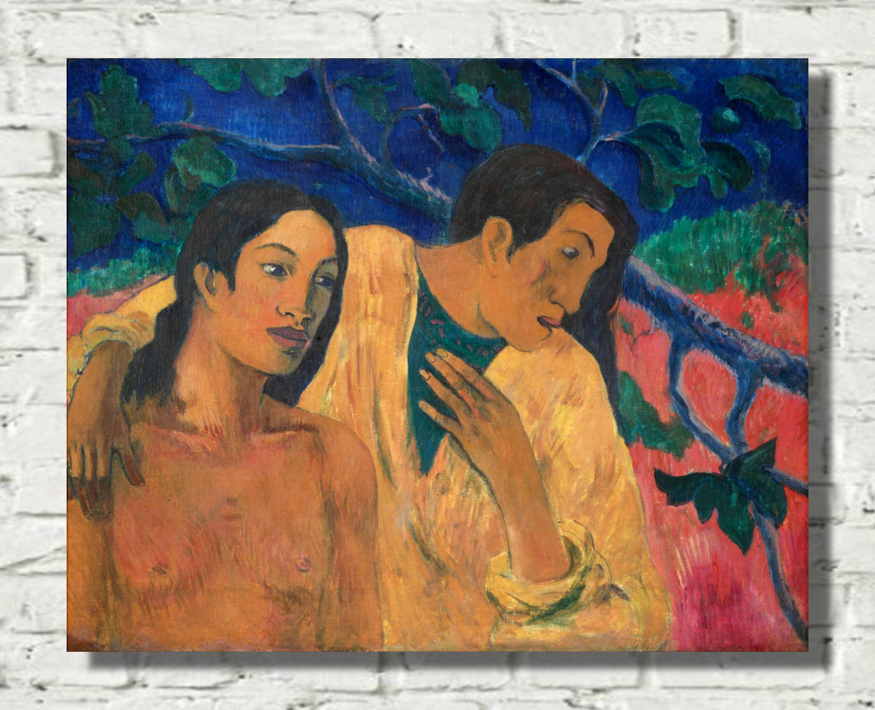 Paul Gauguin Print : Escape (Tahiti Idyll) (1902)