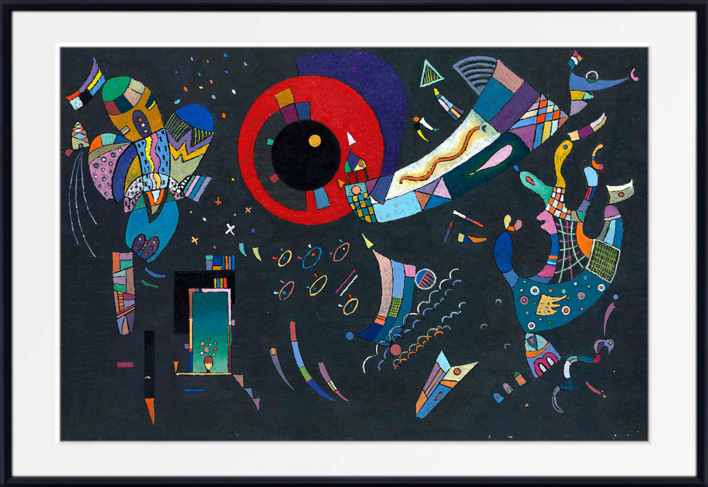 Wassily Kandinsky Fine Art Print, Sketch around the Circle Abstract