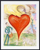 Nils Dardel Print, A Heart on Fire