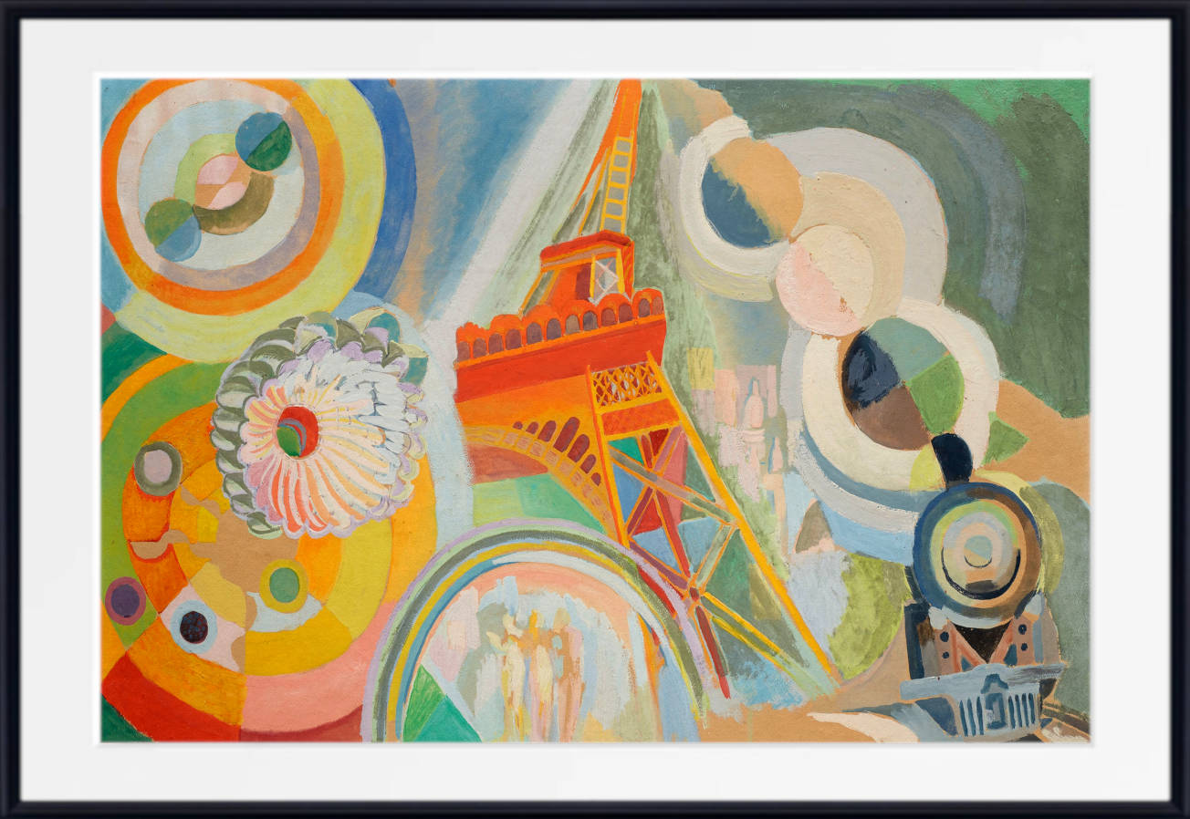 Robert Delaunay Print, Étude pour ‘Air, fer et eau’ (1936)