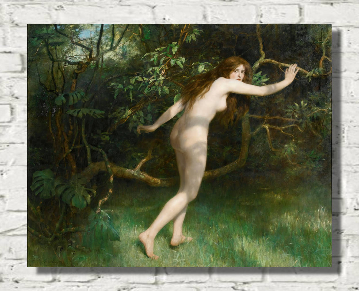 John Collier Print, Eve (1911)