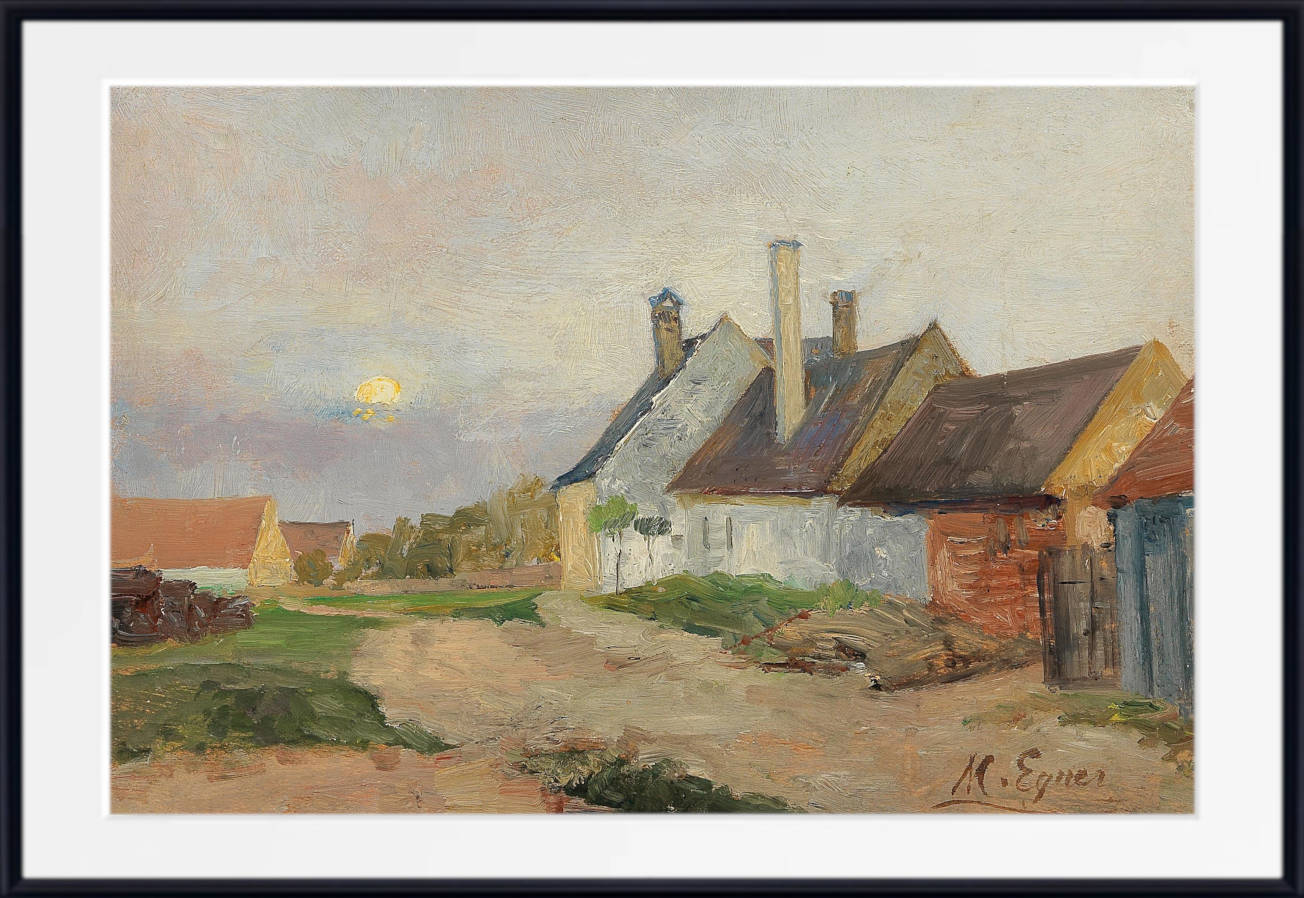 Marie Egner Print, Evening in Brittany