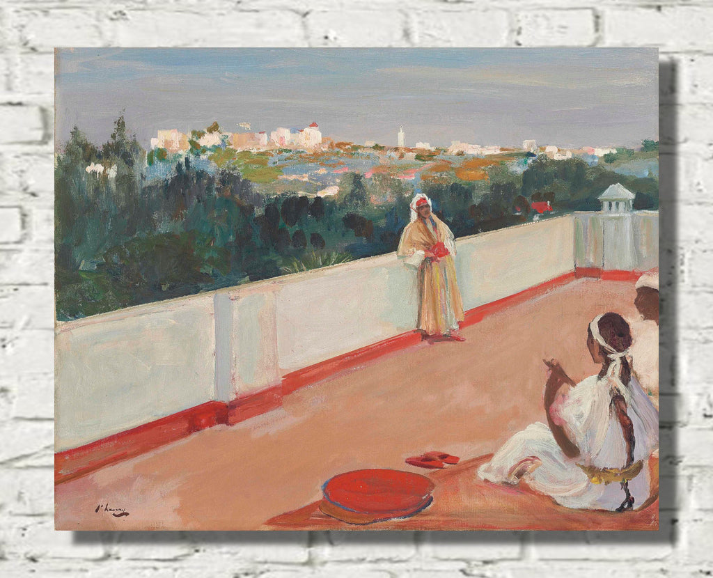 Evening on the House Top, Tangier, John Lavery