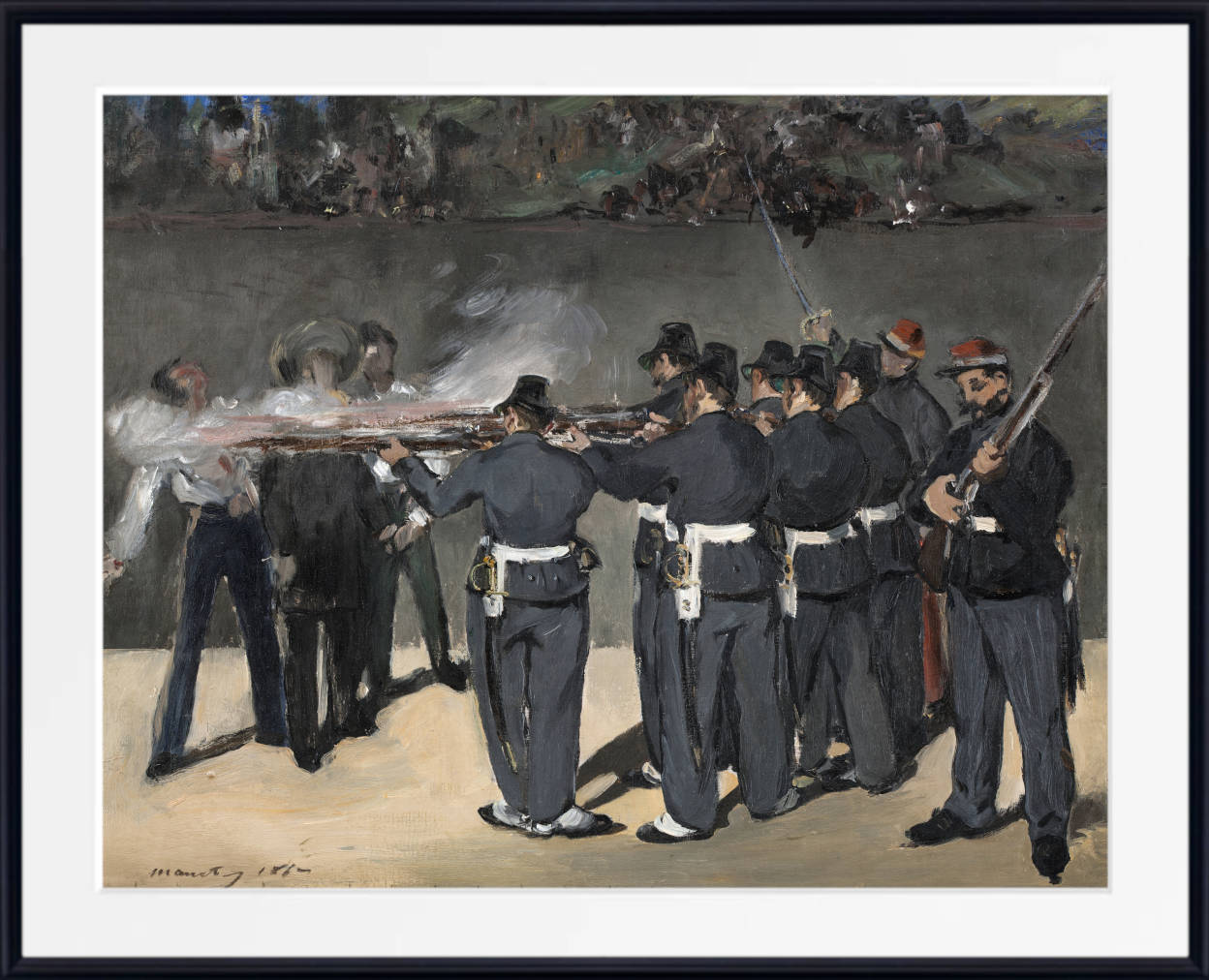 Execution of Emperor Maximilian (1868), Édouard Manet Print