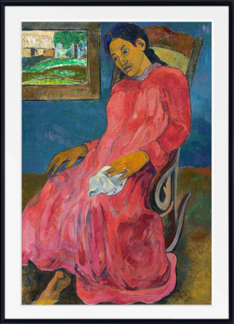 Paul Gauguin Print : Faaturuma (Melancholic)