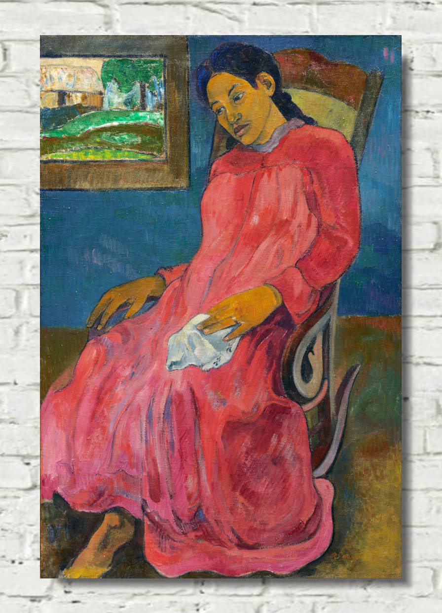 Paul Gauguin Print : Faaturuma (Melancholic)