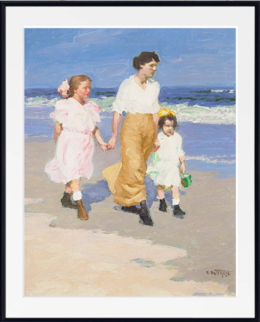 Family On the Beach, Edward Henry Potthast